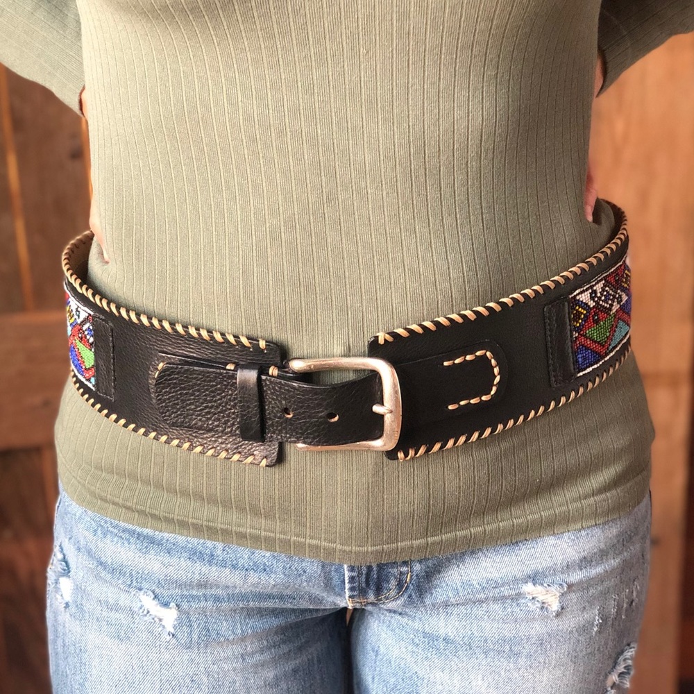 Beaded belt